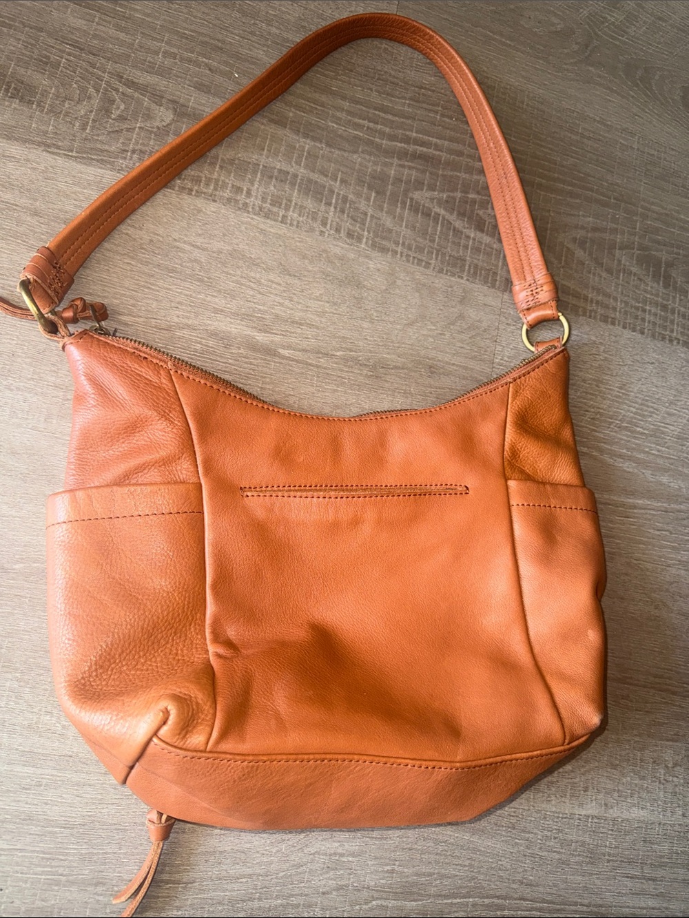 The Sak Collective Keira Leather Hobo Bag - Butter Brown / Caramel - Picture 5 of 14